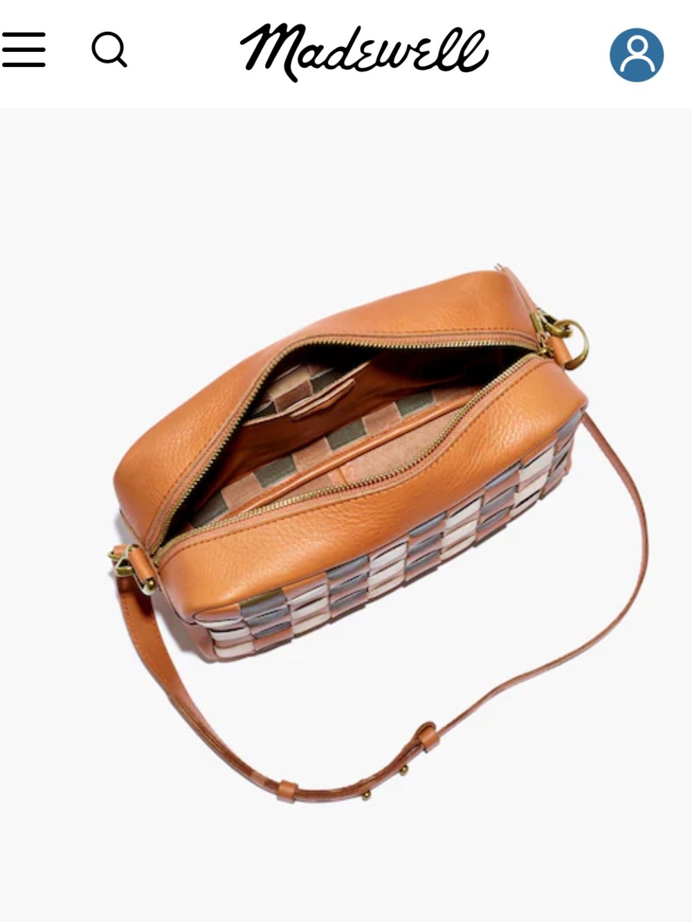 Large Transport Camera Bag: Multicolored Woven edition - Picture 2 of 12